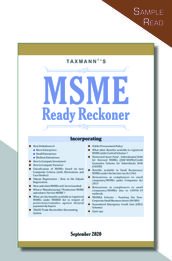 Taxmann s MSME Ready Reckoner