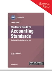 Taxmann s Students  Guide to Accounting Standards Including Introduction of Ind AS