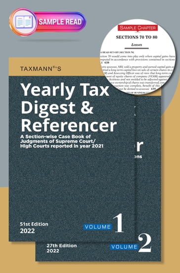 Taxmann's Yearly Tax Digest & Referencer (Set of 2 Vols.)