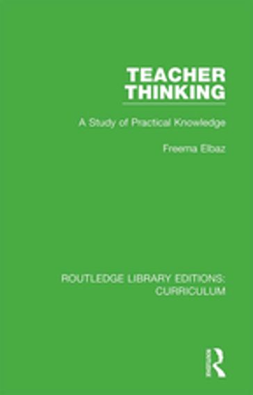 Teacher Thinking - Freema Elbaz