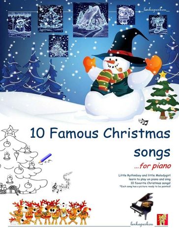 Ten Famous Christmas Songs for Piano - Lenka Peskou