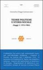 Teorie politiche e storia sociale (1974-1984)