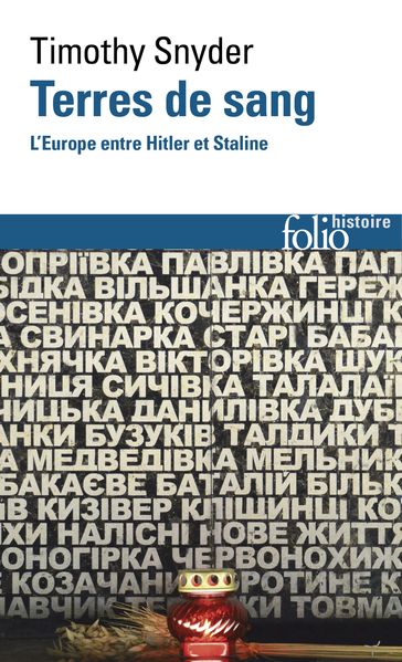Terres de sang. L'Europe entre Hitler et Staline - Timothy Snyder