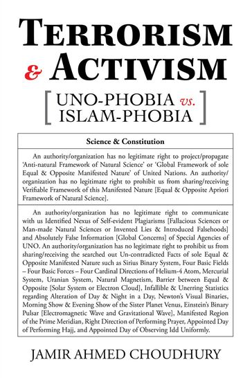 Terrorism and Activism - Jamir Ahmed Choudhury
