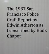 The 1937 San Francisco Police Graft Report by Edwin Atherton