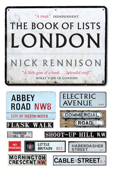 The Book Of Lists London - Nick Rennison