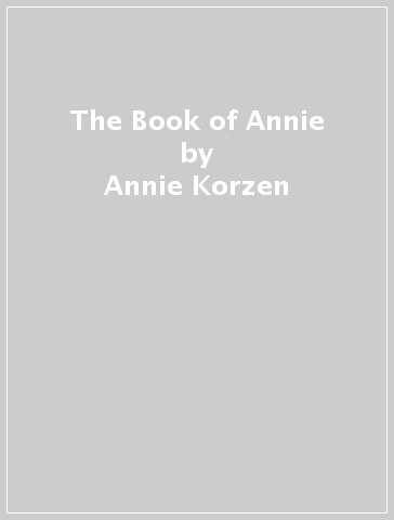 The Book of Annie - Annie Korzen