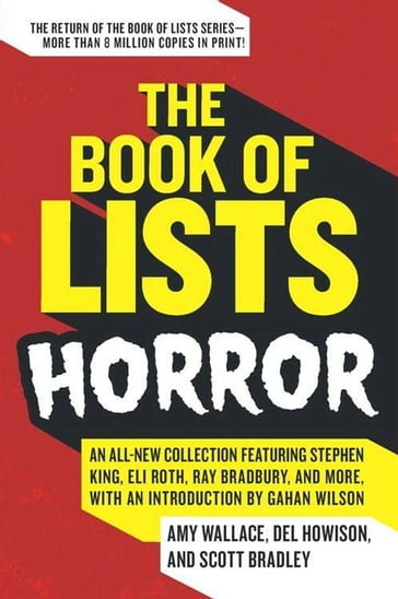 The Book of Lists: Horror - Amy Wallace - Del Howison - Scott Bradley