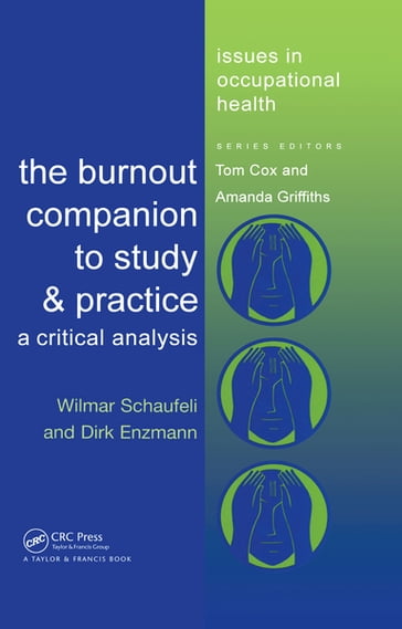 The Burnout Companion To Study And Practice - Wilmar Schaufeli - D. Enzmann