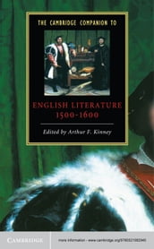 The Cambridge Companion to English Literature, 15001600