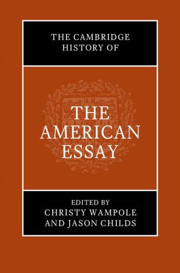 The Cambridge History of the American Essay