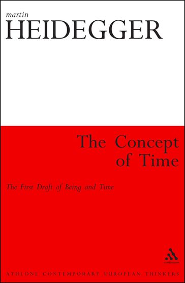 The Concept of Time - Martin Heidegger
