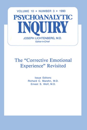 The Corrective Emotional Experience Revisited