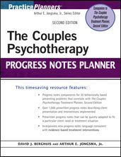 The Couples Psychotherapy Progress Notes Planner