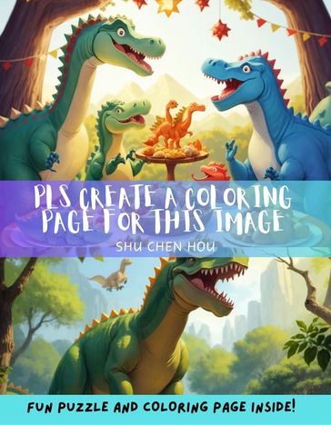 The Daring Dinosaur Derby: A Thrilling Bedtime Story Picture Book with Coloring Pages and Puzzles - Shu Chen Hou