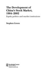 The Development of China s Stockmarket, 1984-2002
