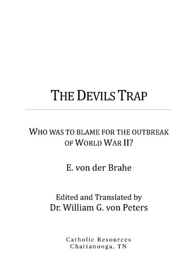 The Devil's Trap - E. von der Brahe