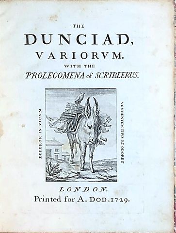 The Dunciad - Alexander Pope