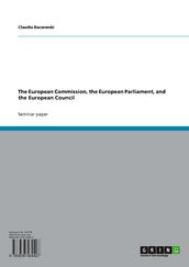 The European Commission, the European Parliament, and the European Council