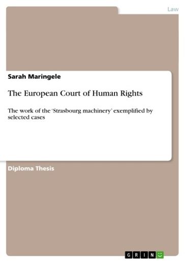 The European Court of Human Rights - Sarah Maringele