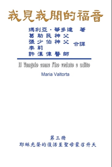 The Gospel As Revealed to Me (Vol 3) - Traditional Chinese Edition - Hon-Wai Hui - Maria Valtorta