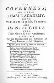 The Governess or The Little Female Academy (1749)
