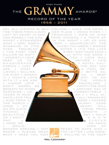 The Grammy Awards Record of the Year 1958-2011 Songbook - Hal Leonard Corp.