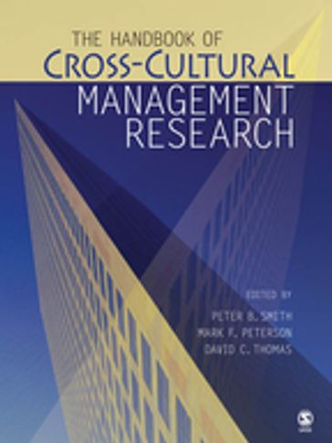 The Handbook of Cross-Cultural Management Research - Mark F. Peterson - David C. Thomas - Peter B Smith