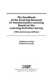 The Handbook of the Evolving Research of Transformative Learning