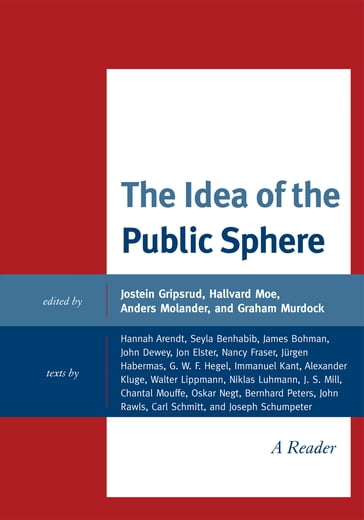 The Idea of the Public Sphere - Hannah Arendt - Seyla Benhabib - James Bohman - John Dewey - Jon Elster - Nancy Fraser - Jurgen Habermas - Immanuel Kant - Alexander Kluge - Walter Lippmann - Niklas Luhmann - Oskar Negt - Bernhard Peters - John Rawls - Carl Schmitt - Joseph Schumpeter - G.W.F Hegel - Collége International de Philosophie  Paris Chantal Mouffe