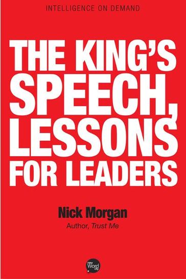 The Kings Speech - Nick Morgan