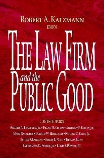 The Law Firm and the Public Good