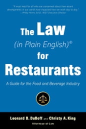 The Law (in Plain English) for Restaurants