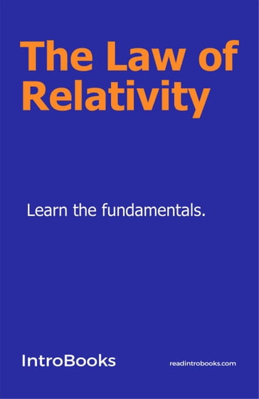 The Law of Relativity - IntroBooks Team