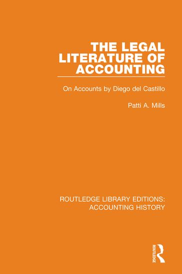 The Legal Literature of Accounting - Patti A. Mills