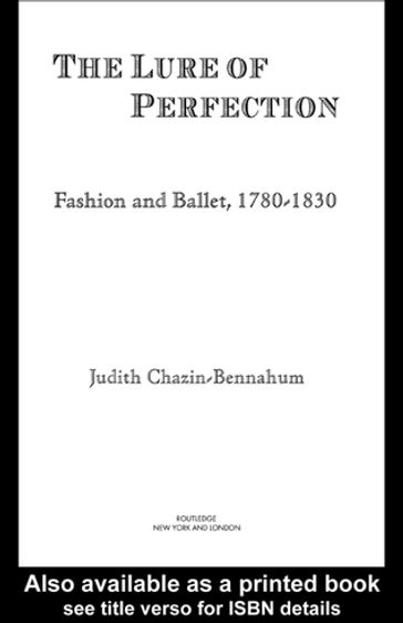 The Lure of Perfection - Judith Bennahum