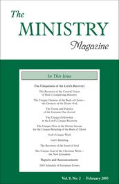 The Ministry, Vol. 9, No. 2