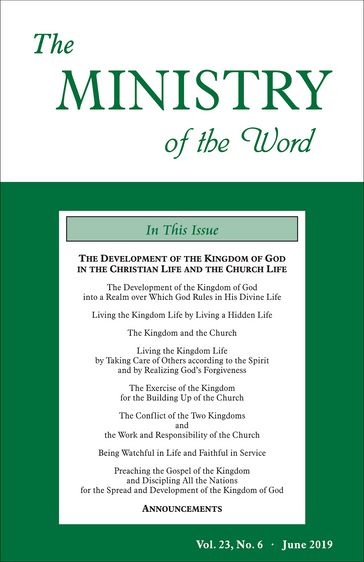 The Ministry of the Word, Vol. 23, No. 6 - Various Authors
