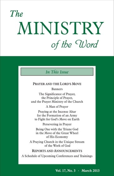 The Ministry of the Word, Vol. 17, No. 3 - Various Authors