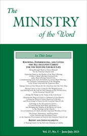 The Ministry of the Word, Vol. 27, No. 05: Knowing, Experiencing, and Living the All-inclusive Christ for the Genuine Church Life