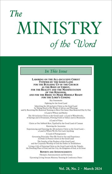 The Ministry of the Word, Vol. 28, No. 02 - Various Authors