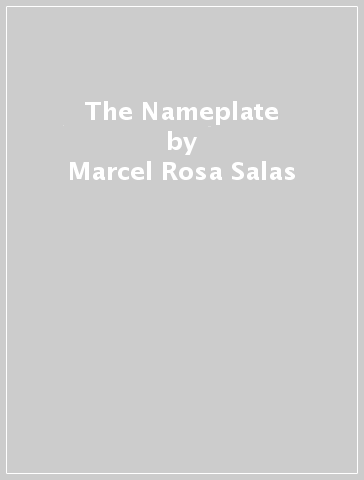 The Nameplate - Marcel Rosa Salas - Isabel Attyah Flower