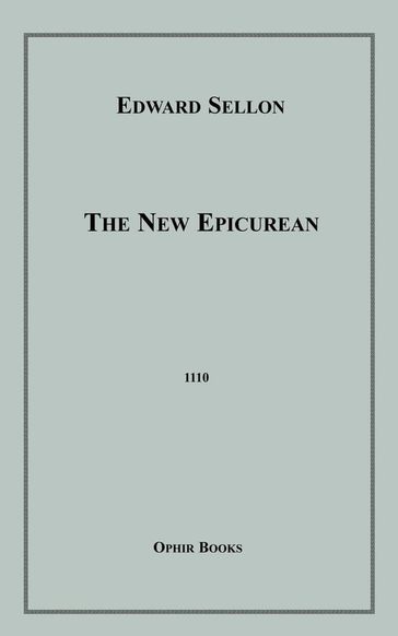 The New Epicurean - Edward Sellon