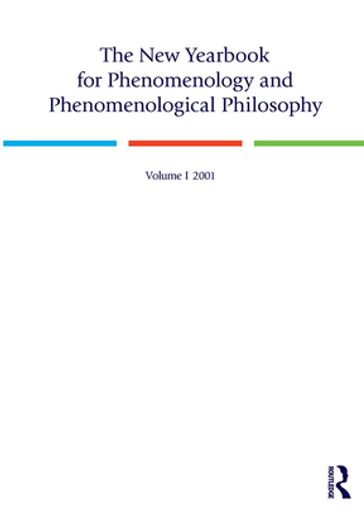 The New Yearbook for Phenomenology and Phenomenological Philosophy - Burt Hopkins - Steven Crowell