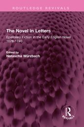 The Novel in Letters