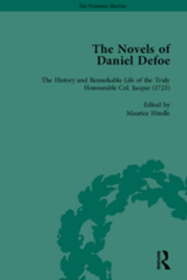 The Novels of Daniel Defoe, Part II vol 8 - John McVeagh - John Mullan - Liz Bellamy - Maurice Hindle - P N Furbank - W R Owens