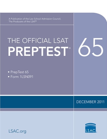The Official LSAT PrepTest 65 - Law School Admission Council