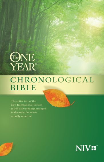 The One Year Chronological Bible NIV - Tyndale