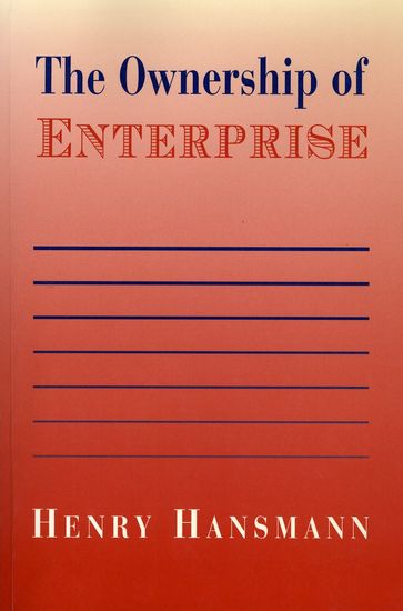 The Ownership of Enterprise - Henry Hansmann