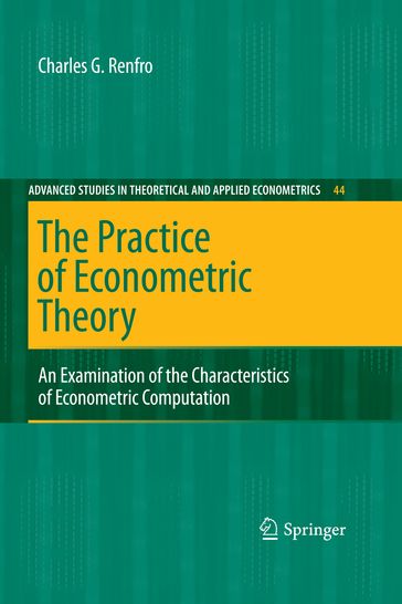 The Practice of Econometric Theory - Charles G. Renfro